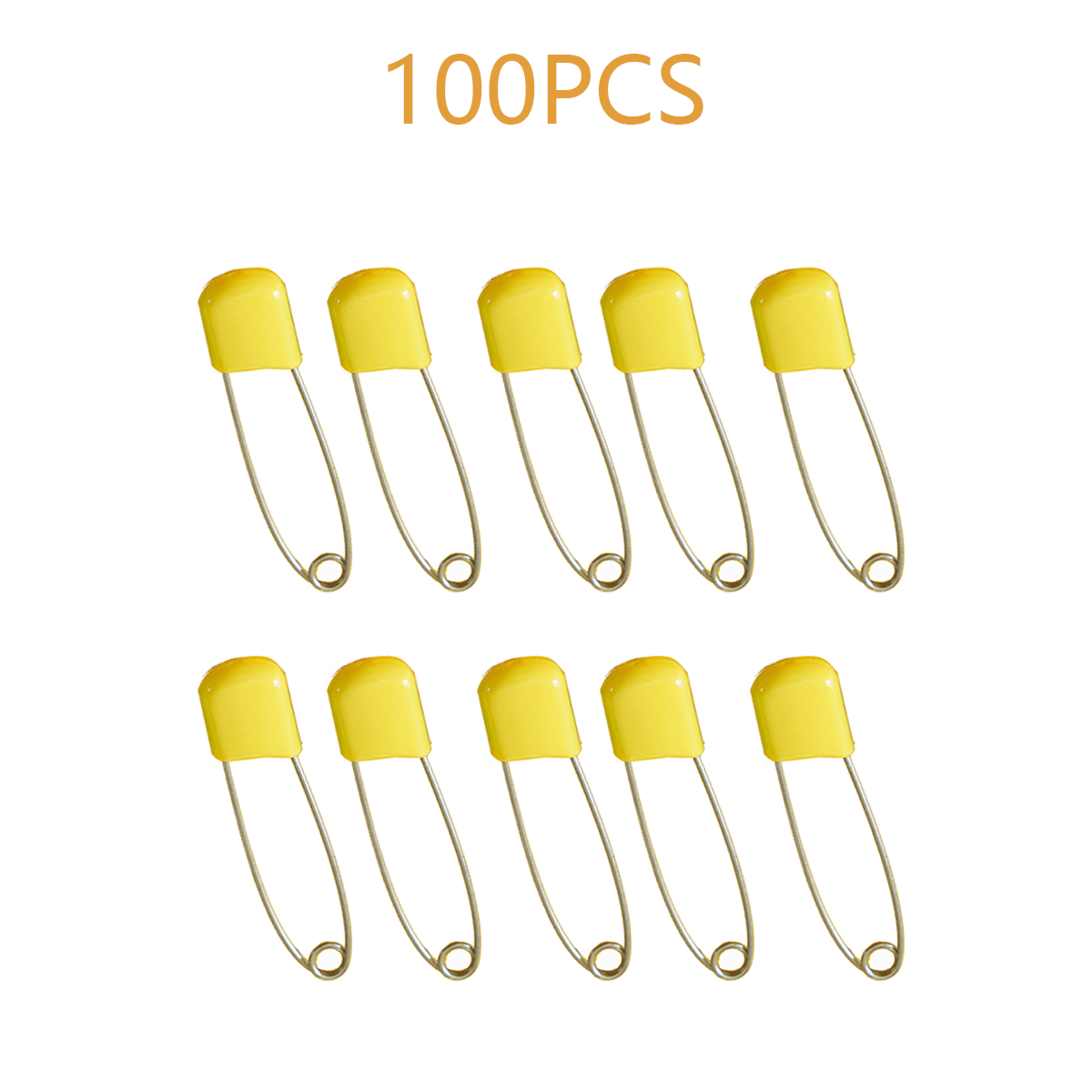 50 Pieces Diaper Pins Baby Diapers Safety Pins with Locking Closure  Stainless Steel Baby Pin Plastic Head Safety Pin for Clothes Diaper Laundry  Crafts Assorted Color Animal Nappy Pins with Storage Box 