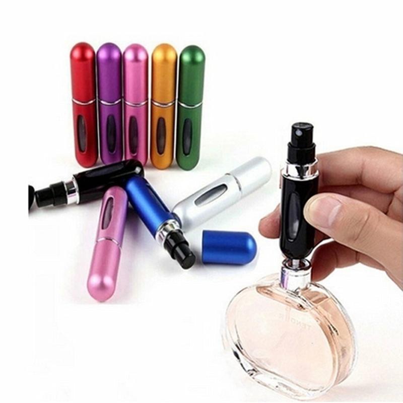 Portable Mini Refillable Perfume Bottle Spray Scent Pump Empty Atomizer ...