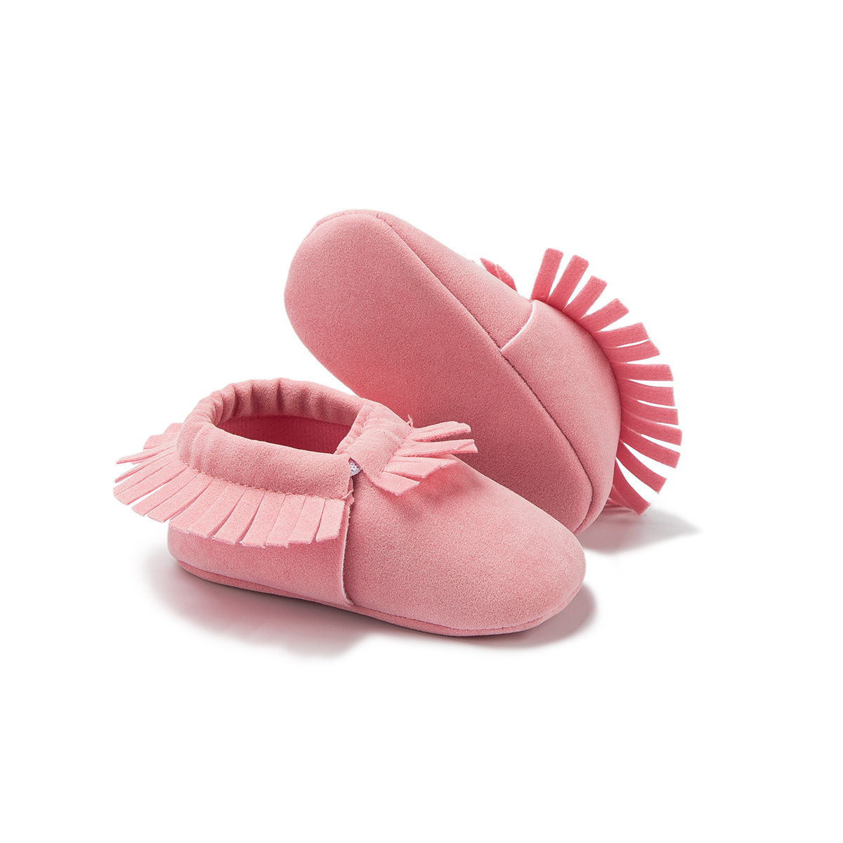 Little girl store moccasin slippers