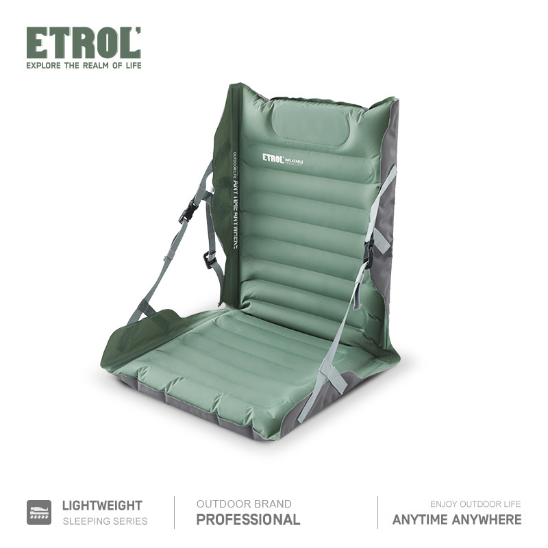 Inflatable Folding Chair With Assorted Colors Portable Cushioned