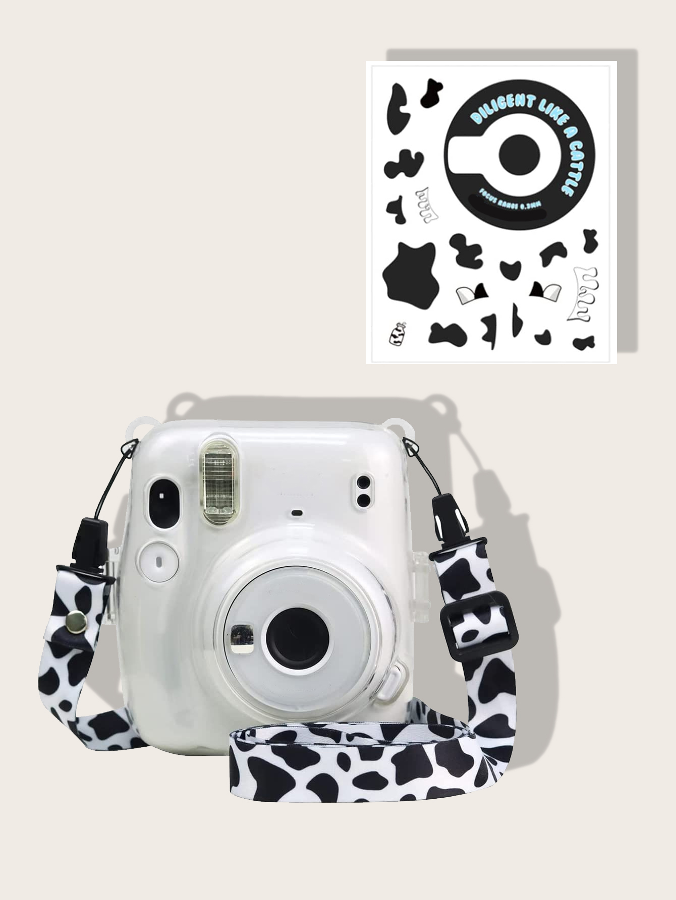 Rieibi Polaroid Instax 12 - Funda de transporte para cámara instantánea  Fujifilm Instax Mini 12 - Funda para cámara instantánea Fuji Mini 12 con