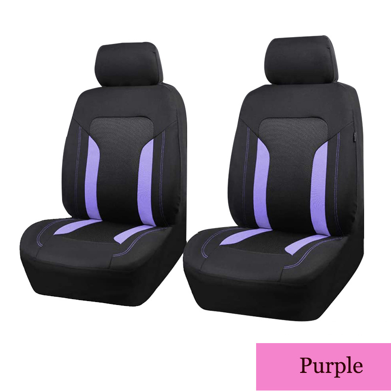 AUTOYOUTH Einfache Linie Autositzbezug doppelt vorne (Purple) : :  Auto & Motorrad