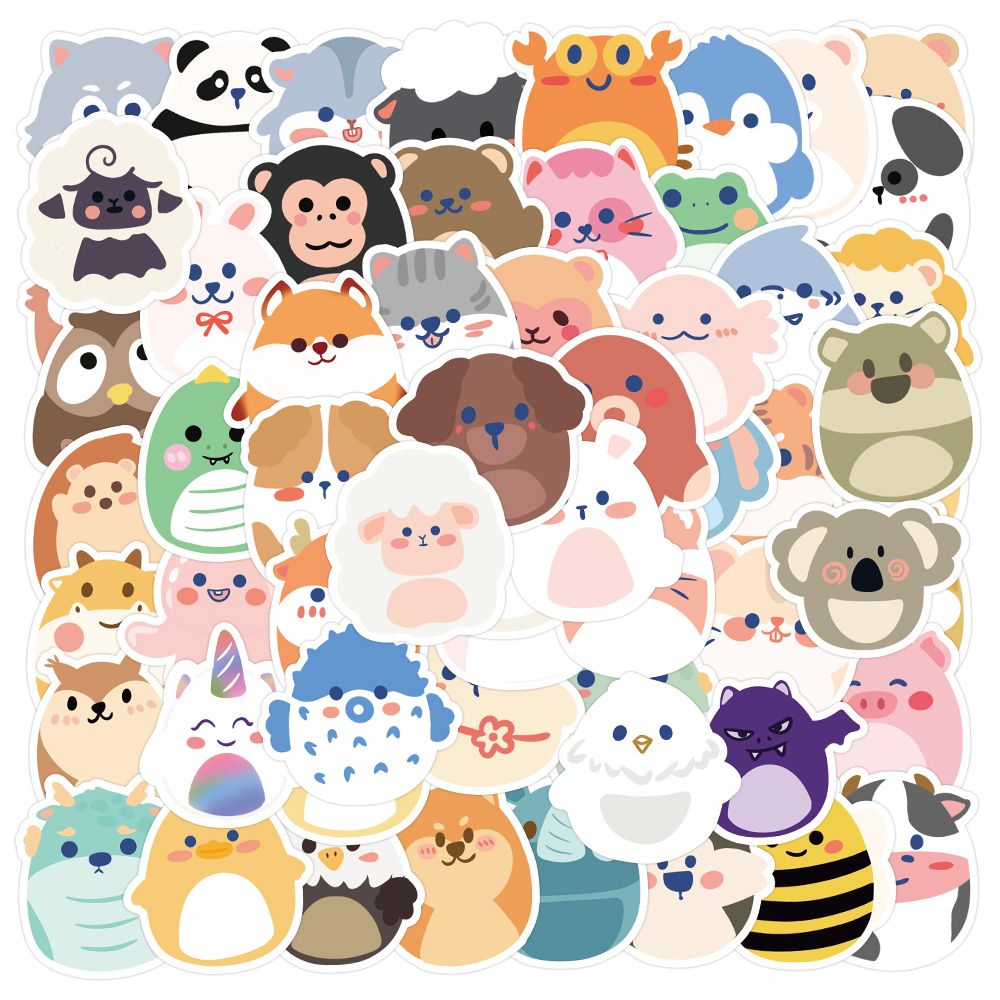 60pcs Squishmallow Stickers Cute Animal Stickers Cute Stuffed Animal  Stickers For Kids Vinyl Waterproof Sticker For Water Bottles Laptop Phone Animal  Decal Gifts | Shop Now For Limited-time Deals | Temu Canada