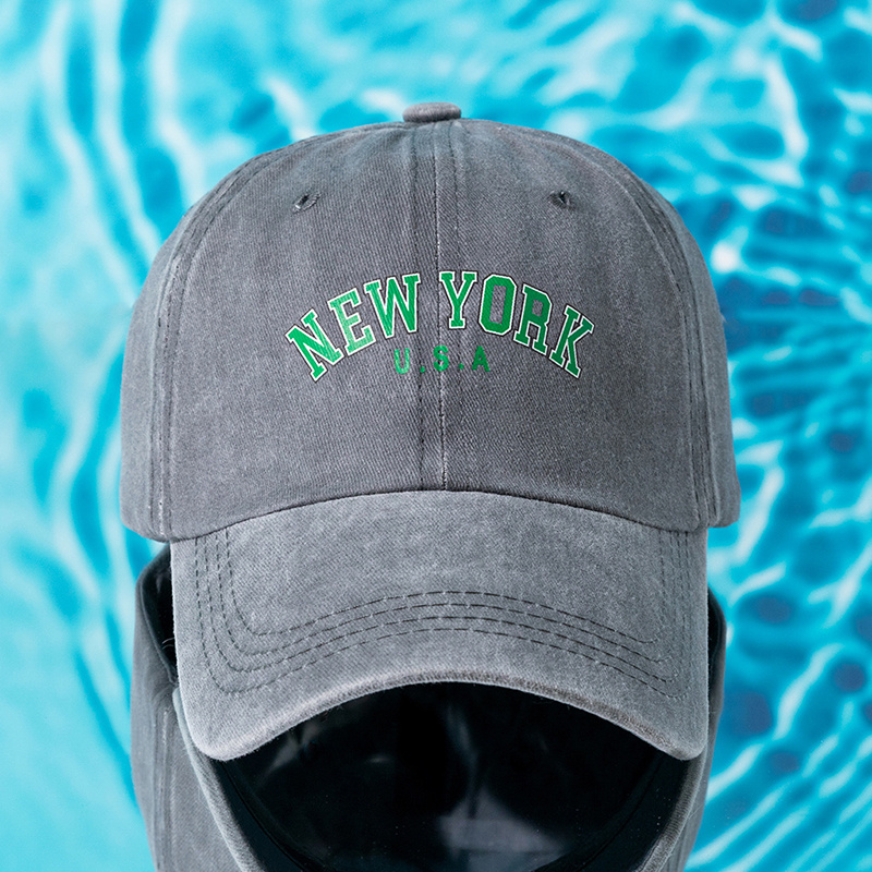 New York Usa Baseball Cap Women Solid Color Washed Distressed Sun Hats Man  Unisex Dad Hat - Jewelry & Accessories - Temu Bulgaria