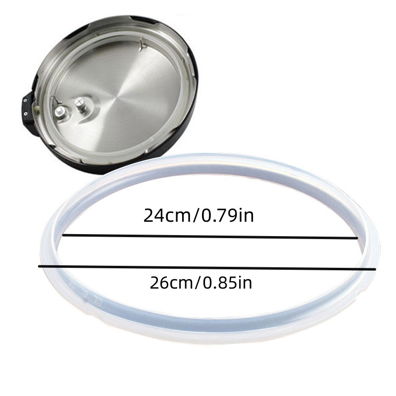 Zedker 1+3/SET electric pressure cooker seal silicone ring pressure cooker  accessories pot ring Float Power Cookware Safety Part NEW Warehouse  Clearance 