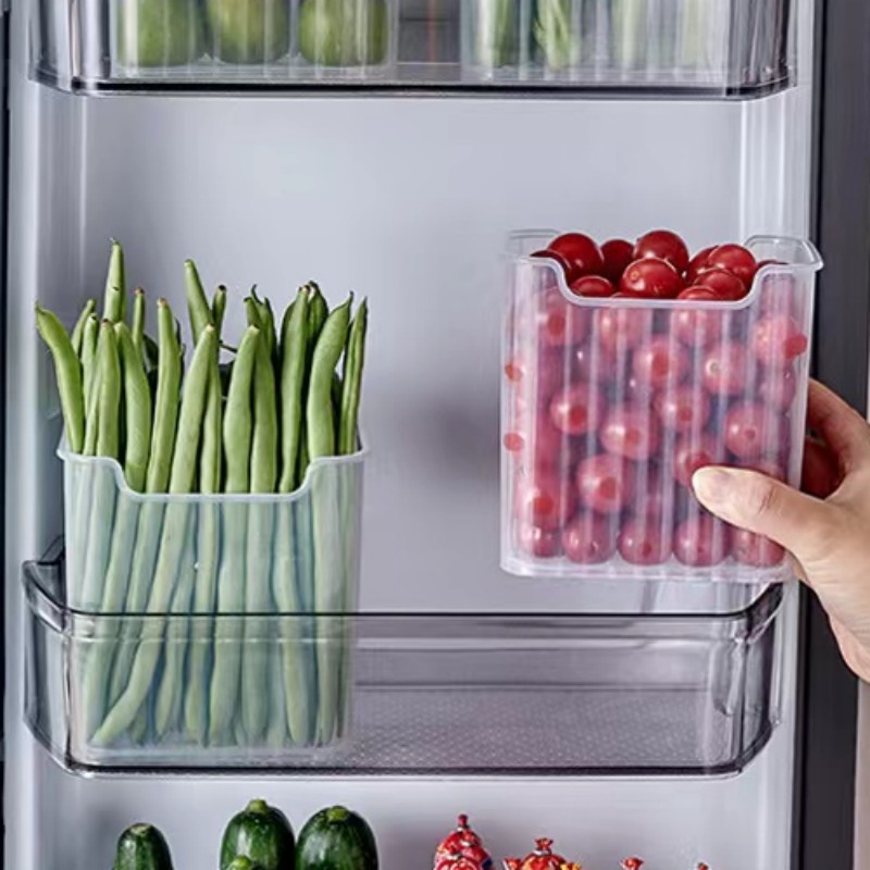 Poeland Kühlschrank-Organizer-Box, Kühlschrank, Seitentür
