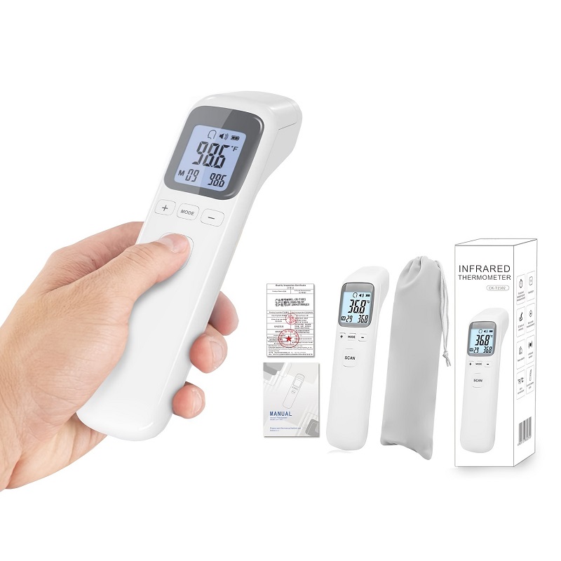 Touch-type wearable thermometers. (a) Tempdrop TM , (b) Rans Night, (c)
