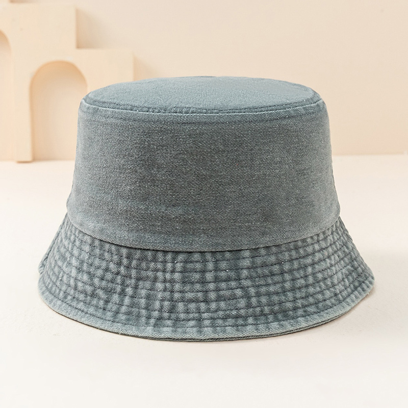 Solid Color Washed Bucket Hat Cotton Sun Hats Beach Travel - Temu