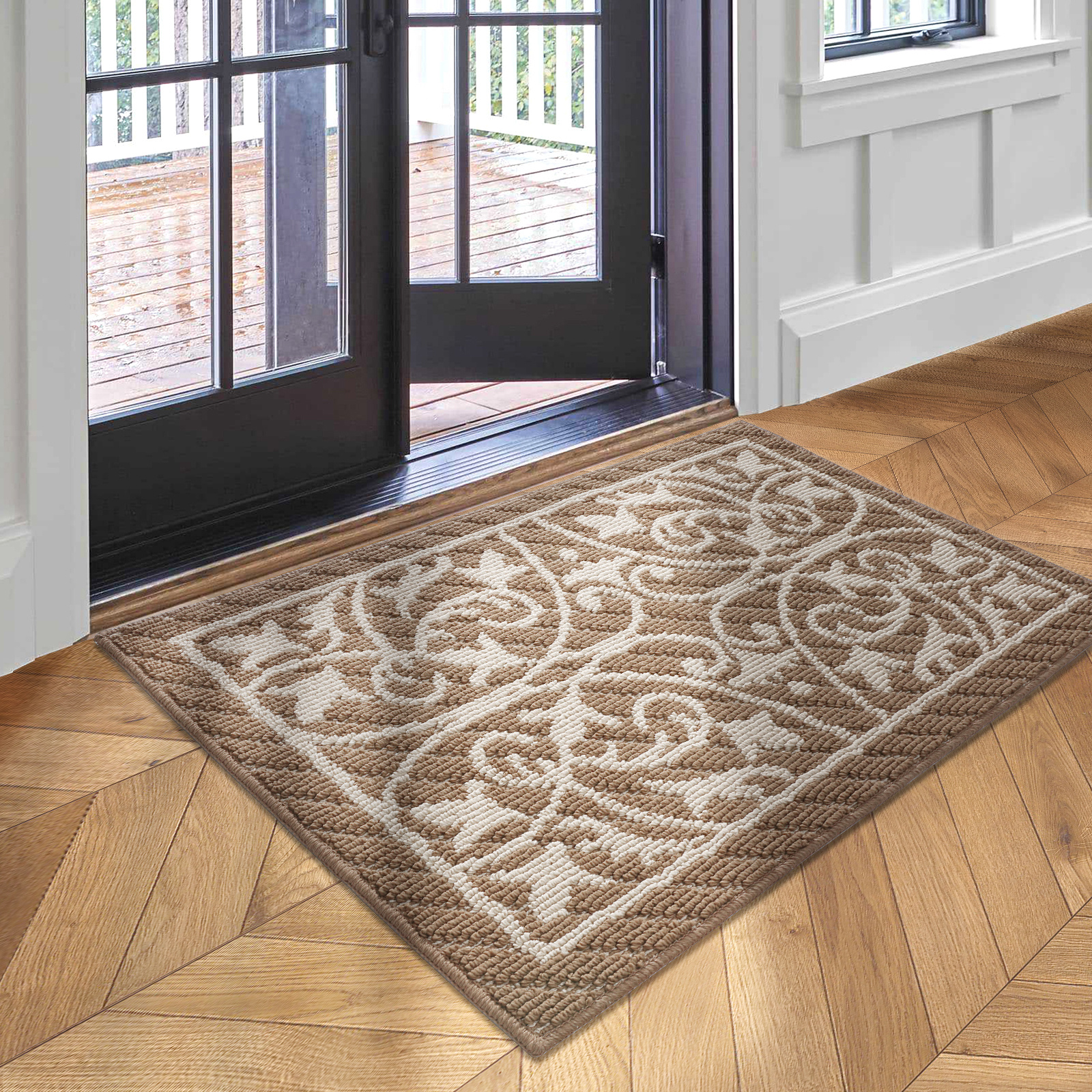 Chessboard Pattern Indoor Door Mat Front Door Rugs Non Slip - Temu