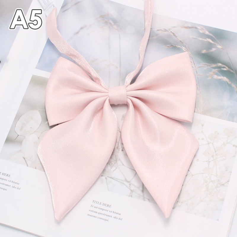 Solid Color Bow Tie Uniform Collar Sailor Suit Jk Clothing Bowknot