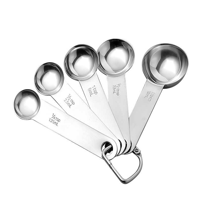 Measuring Cups And Spoons Stackable Stainless Steel Handle Accurate  Tablespoon For Measuring Dry And Liquid Ingredients Small Teaspoon With  Plastic Head For Restaurant/food Truck/bakery - Temu