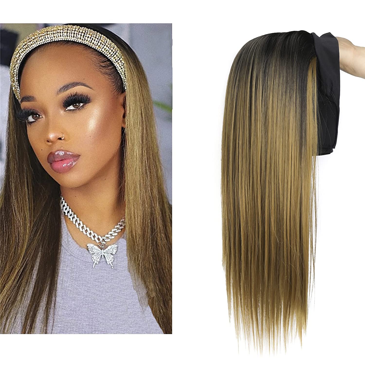 Half wig 24 outlet inch