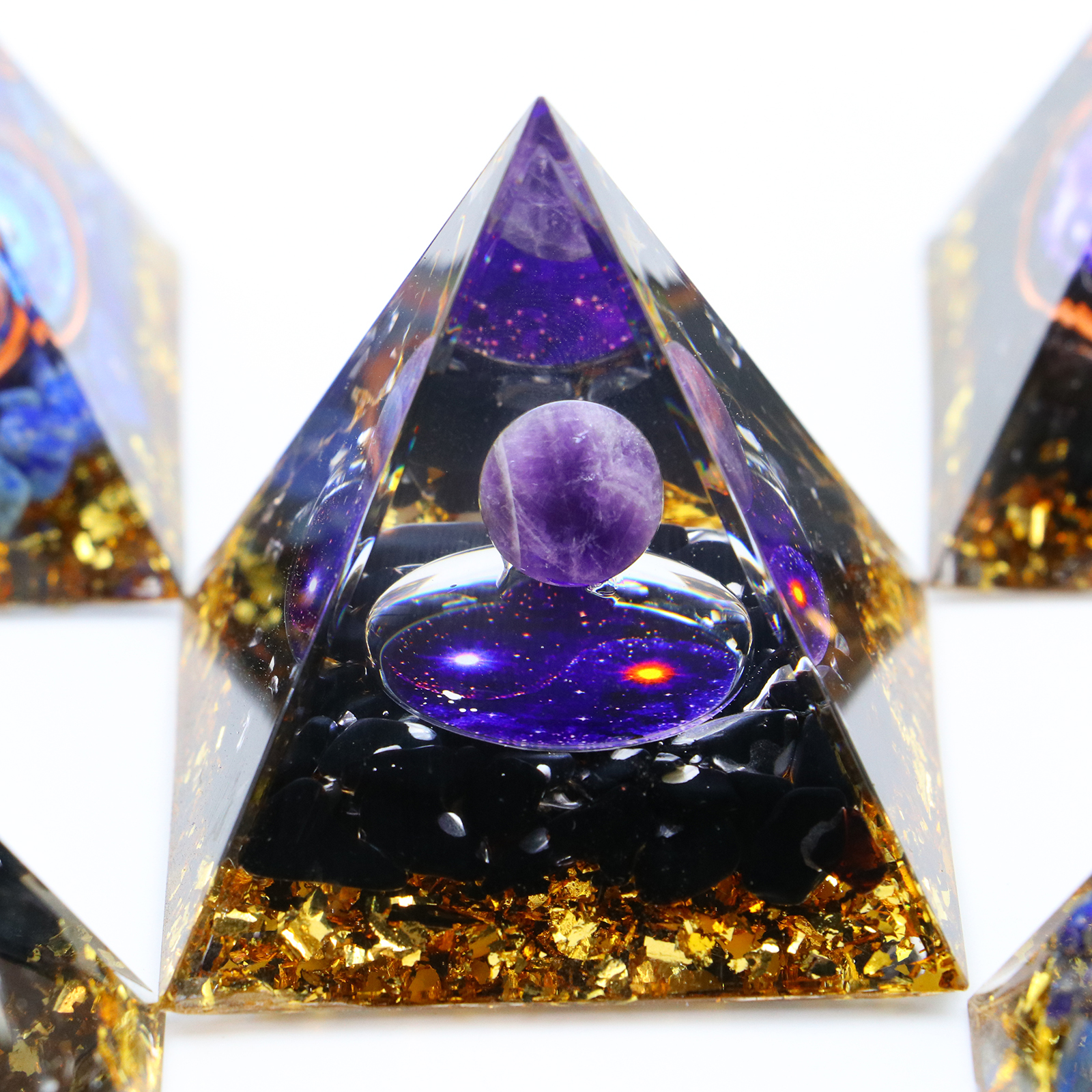 1pc Piramide Cristallo Piramide Generatore Energia Orgone - Temu Italy