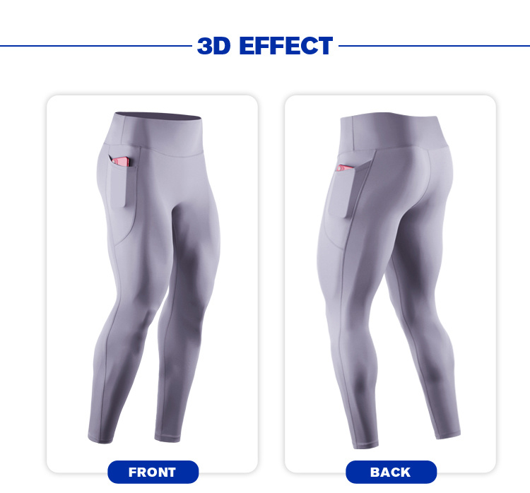 1 pieza de mallas deportivas de compresión de cintura alta para hombre,  pantalones elásticos altos de secado rápido para correr maratón Fitness  entrenamiento Yoga - Temu