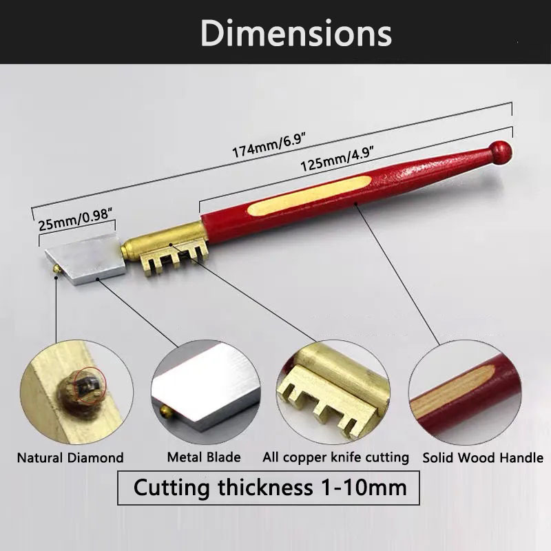 Glass Cutting Tool Portable Glass Cutter Diamond Tipped - Temu Germany