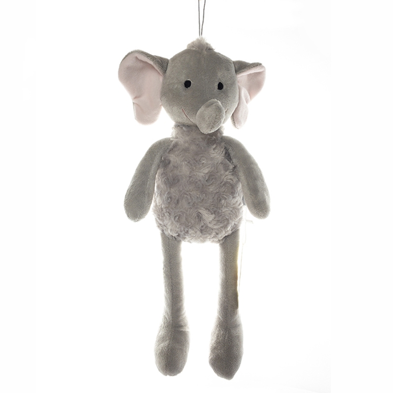 Lindo Peluche Calma Juguete Elefante Peluche Muñecas Animal Relleno Peluche  Suave Decoración Regalos Methold FN006966-01