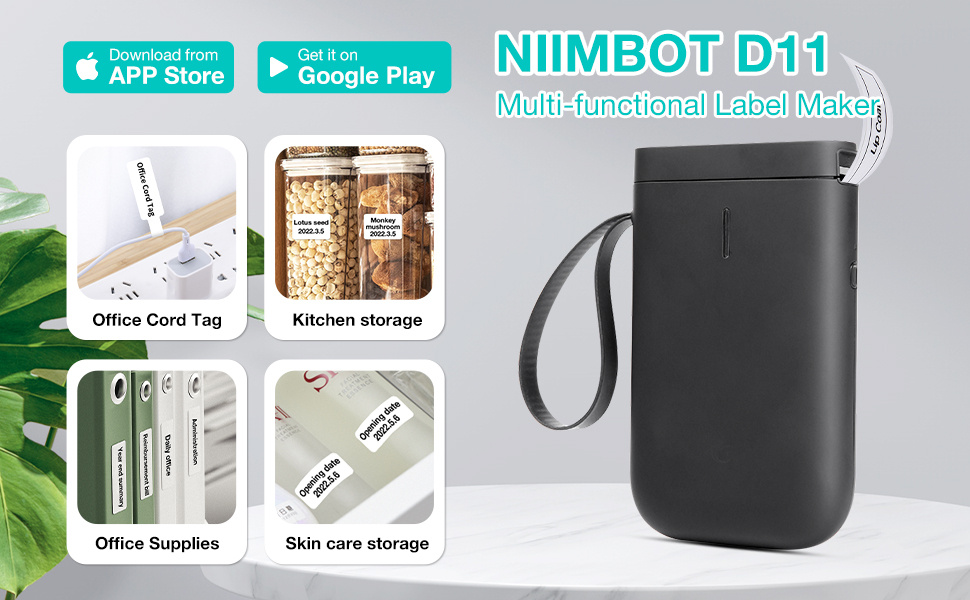 Elevate your business with the Nimbot D11 portable thermal printer