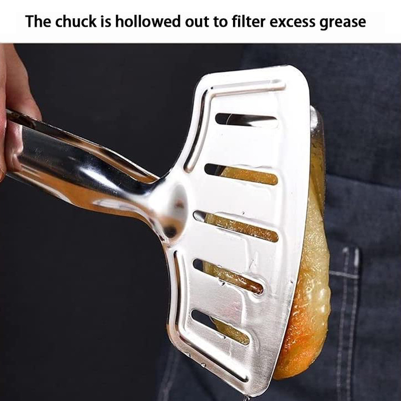 Cooking Tongs Fish Spatula 304 Stainless Steel Slotted Temu