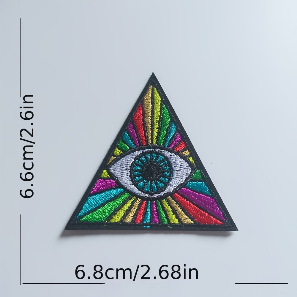 Rainbow Peace Symbol Patches Diy Stickers Embroidery - Temu