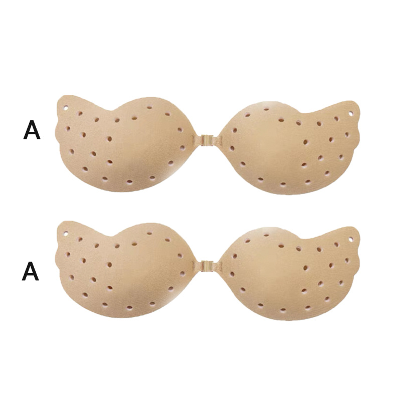 SELONE Strapless Sticky Bras for Women Sticky No Show Invisible Lift Up  Backless Invisible Chest Stickers Nipple Stickers Daily Wedding Available  Sticky Bras for Women Adhesive Bras for Women Clear D 