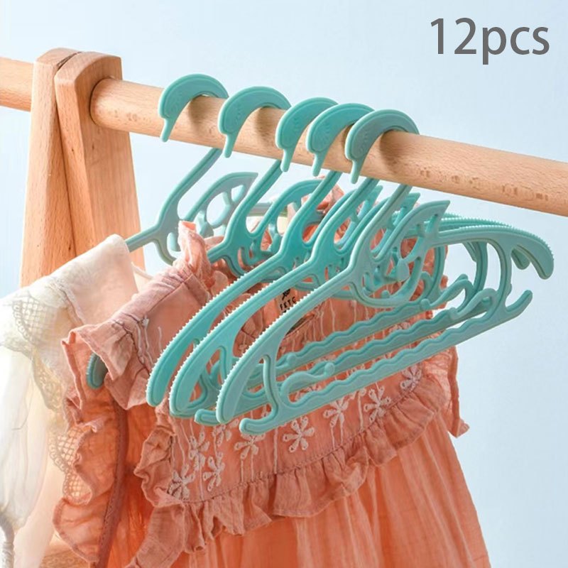 Portable Kids Clothes Hanger Plastic Household Baby Coat Rack Thickened Bow Coat  Hanger Clothing Organizer - Temu