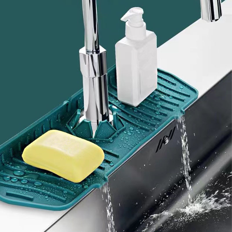 Silicone Splash Sink Faucet Mat Bpa Free Drip Protector - Temu