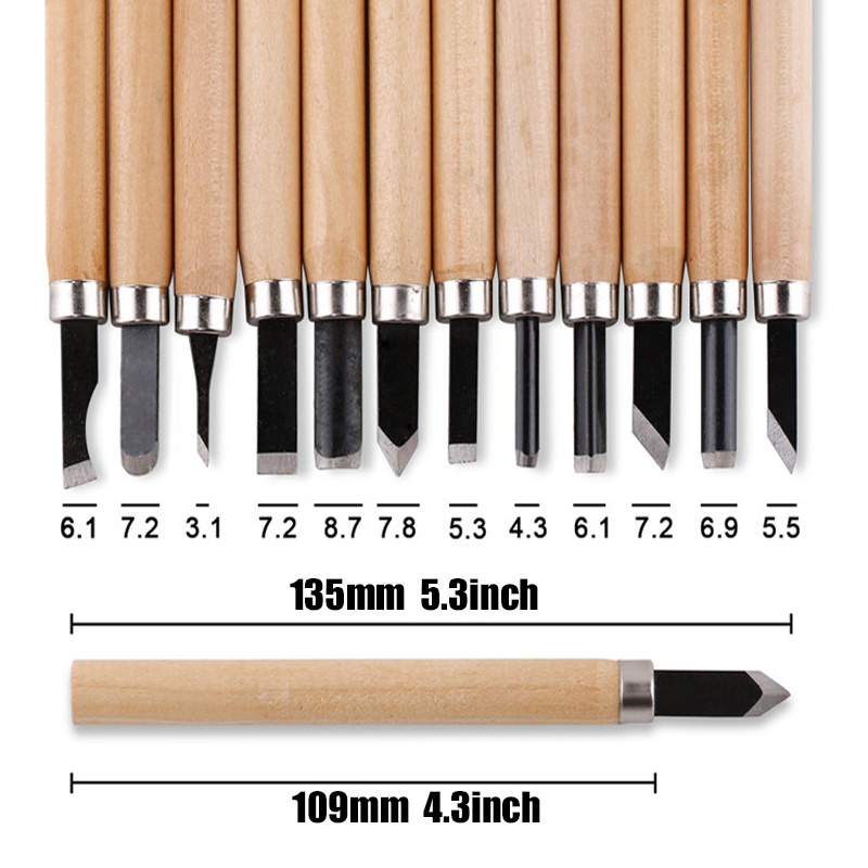 Professional Wood Carving Chisel Knife Hand Tool Set Basic Temu