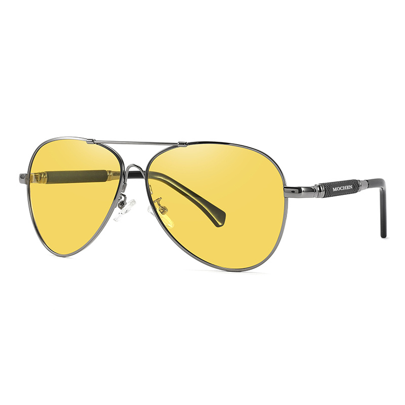 Gafas de conducción nocturna, polarizadas antideslumbrantes, gafas de sol  deportivas para hombres y mujeres, protección UV400, Amarillo