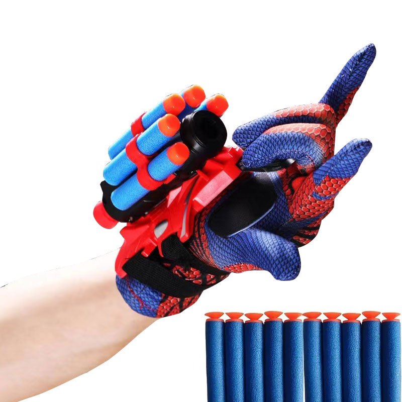 Tixiyu Jeu de rôle, Gants de Cosplay en Plastique pour Enfants, Lanceur de  héros, Jeu de Poignet, Jouets éducatifs pour Enfants, 1 Lanceur + 3