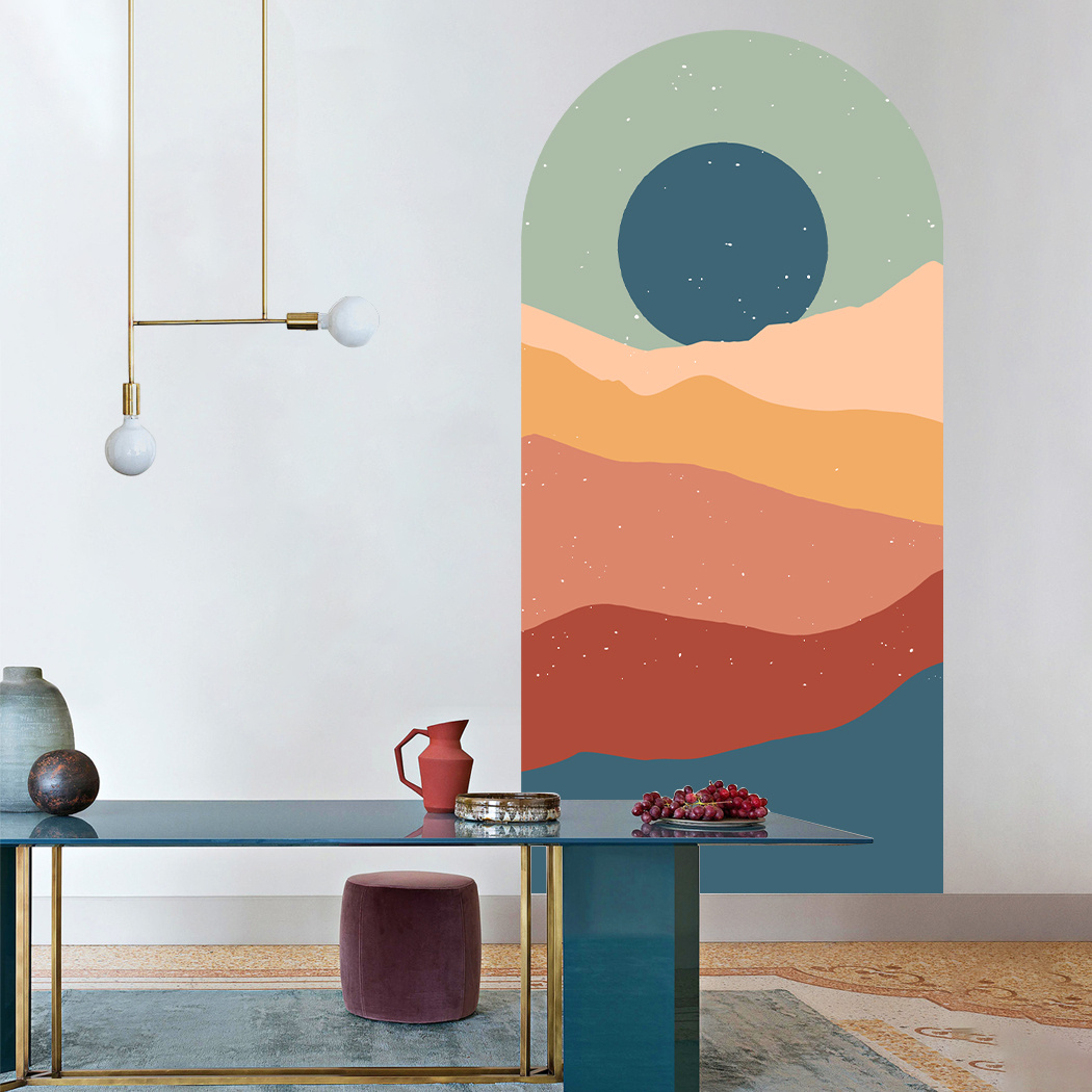 Bohemian Wall Art: Transform Room A Stunning Mountain Sunset - Temu