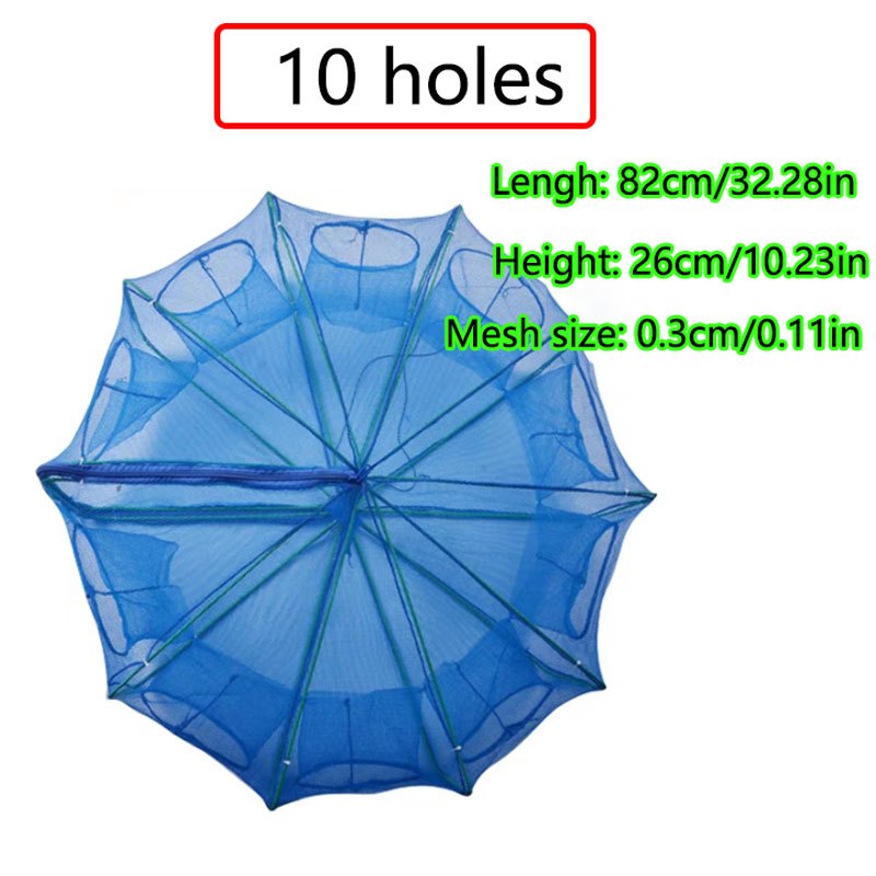 Catch Fish Portable Foldable Nylon Mesh Fishing Net Perfect - Temu Canada