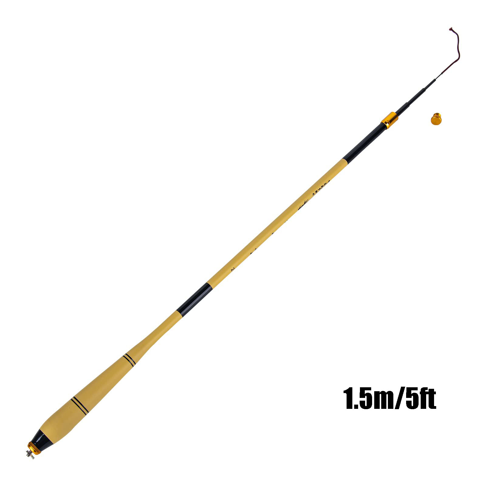 Fly Fishing Rod, 4 Piece Rod Portable Heavy Duty For Outdoor Activity  2.4m/7.87ft