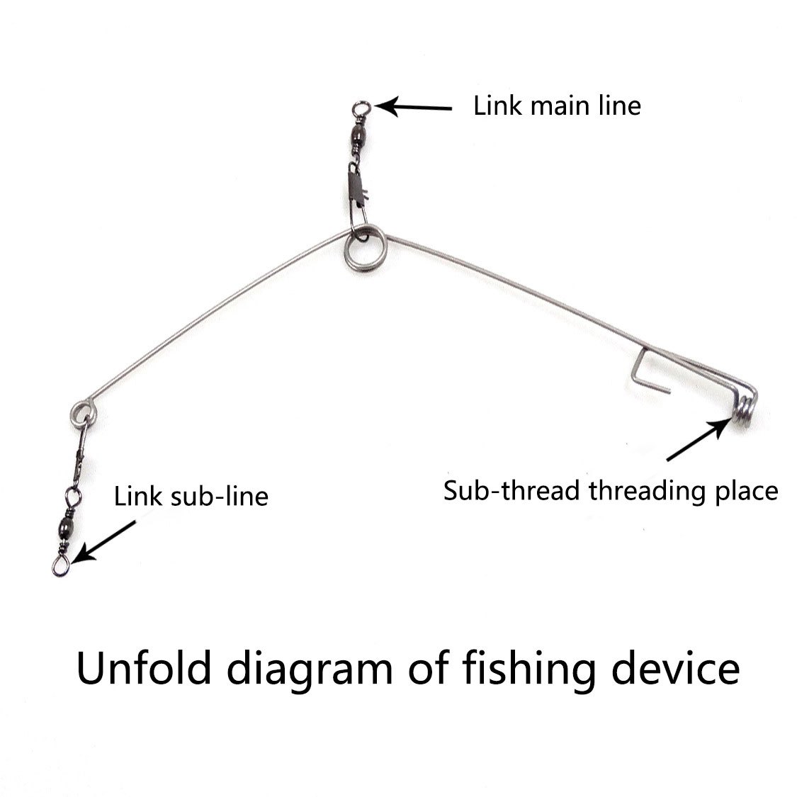 Lefu Outdoor Portable Automatic Spring Loaded Hook Setter Fishing