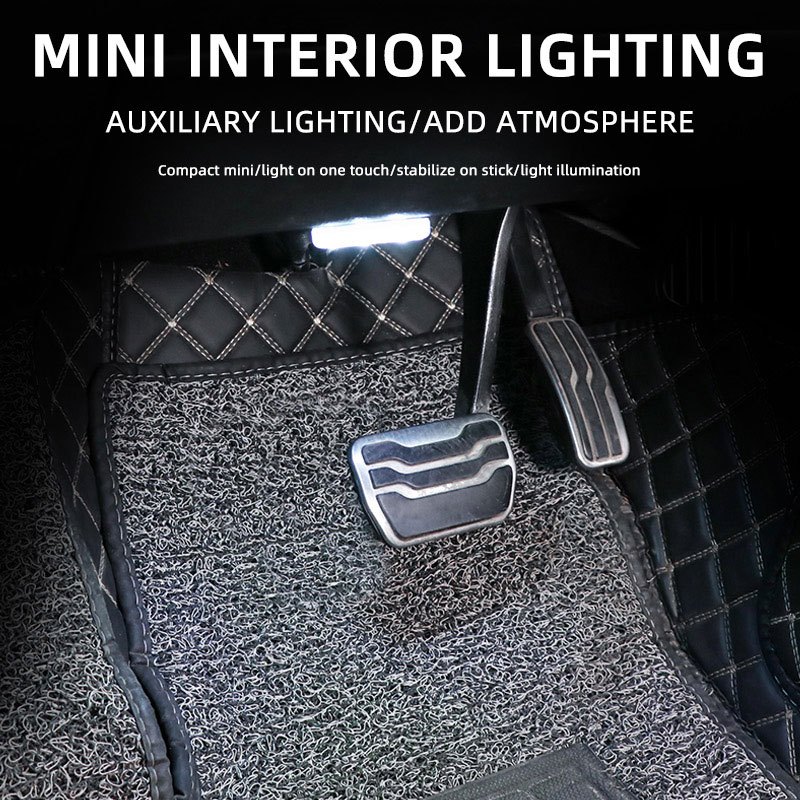 CYDZSW Luces LED interiores para automóvil, alimentadas por  batería, carga USB, 10 LED, pequeña luz de cúpula inalámbrica en el  interior, luces de techo de carcasa de caravana, luz de maletero 