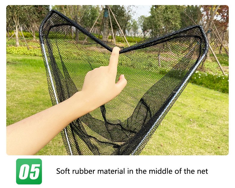 Portable Telescopic Fishing Net: Stainless Steel Triangular - Temu