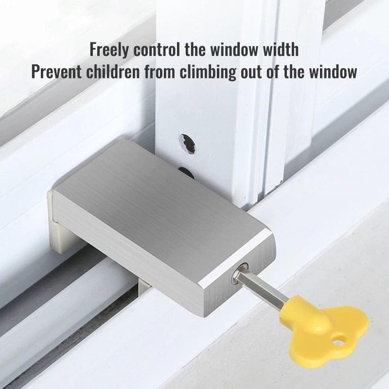 Cerradura de seguridad de aluminio para ventanas correderas de alta calidad