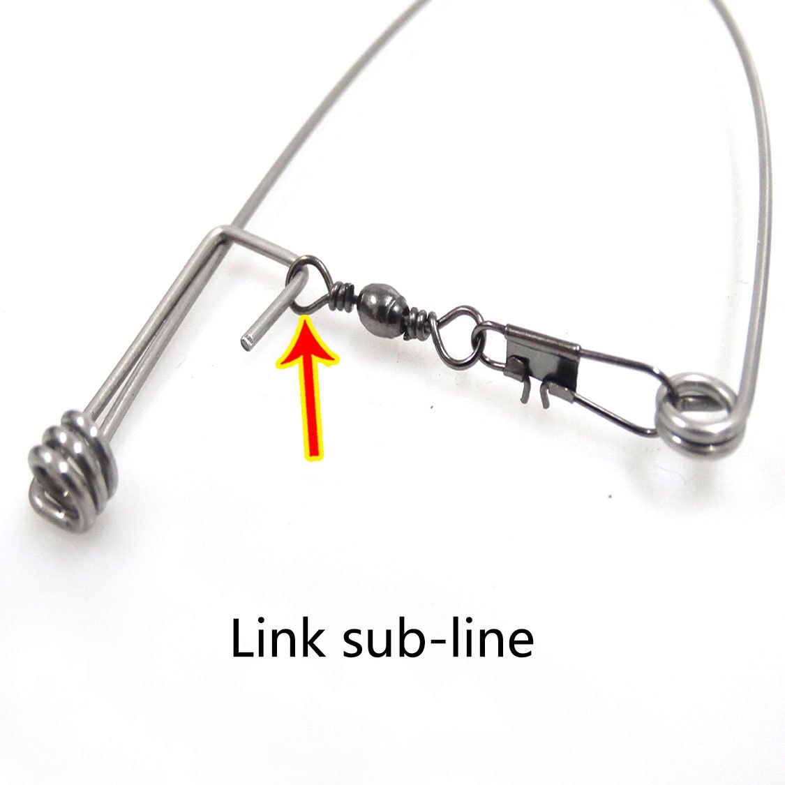 Prettyui Automatic Fishing Hooks Line Tier + Hook Trigger Spring Machine  Stainless Steel Fish Hook Line Knotter Tying Fish Catch Automatically Set 