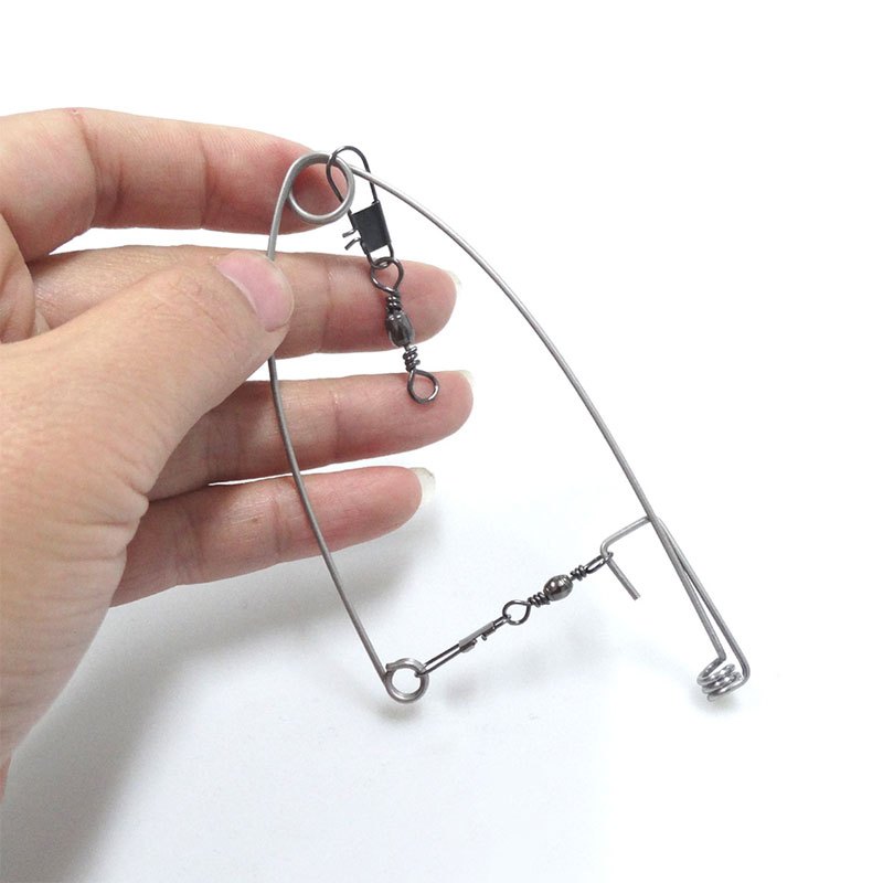 Hot Stainless Steel Automatic Hook Trigger Spring Fishing Hook