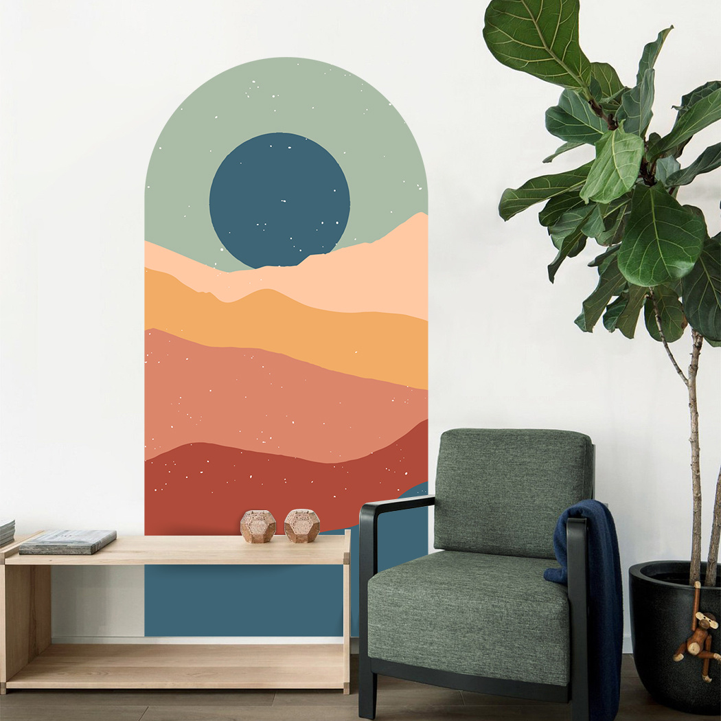 Bohemian Wall Art: Transform Room A Stunning Mountain Sunset - Temu