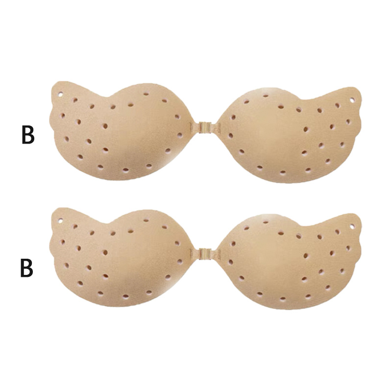 Silicone Invisible Strapless Chest Stickers Breathable Glue - Temu