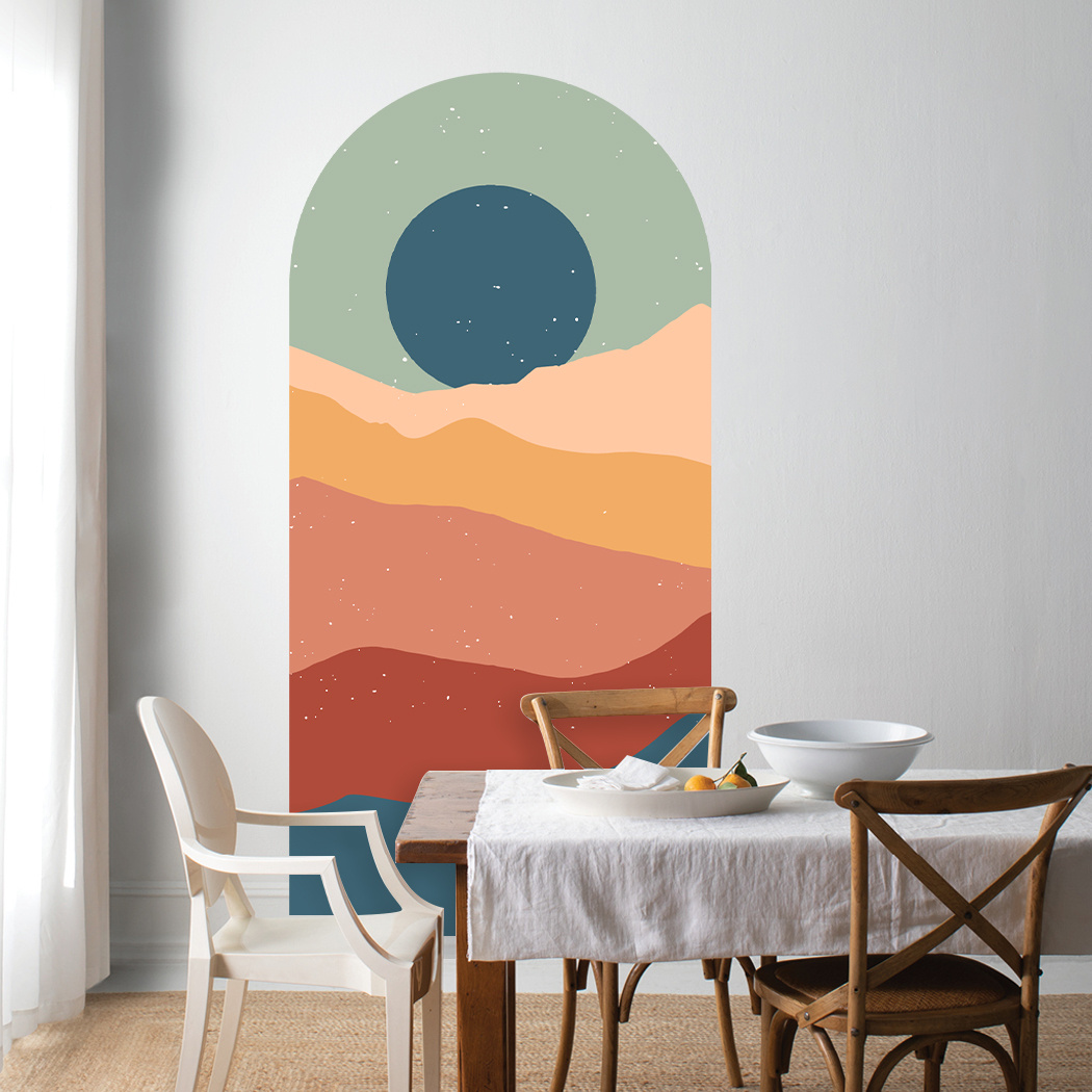 Bohemian Wall Art: Transform Room A Stunning Mountain Sunset - Temu