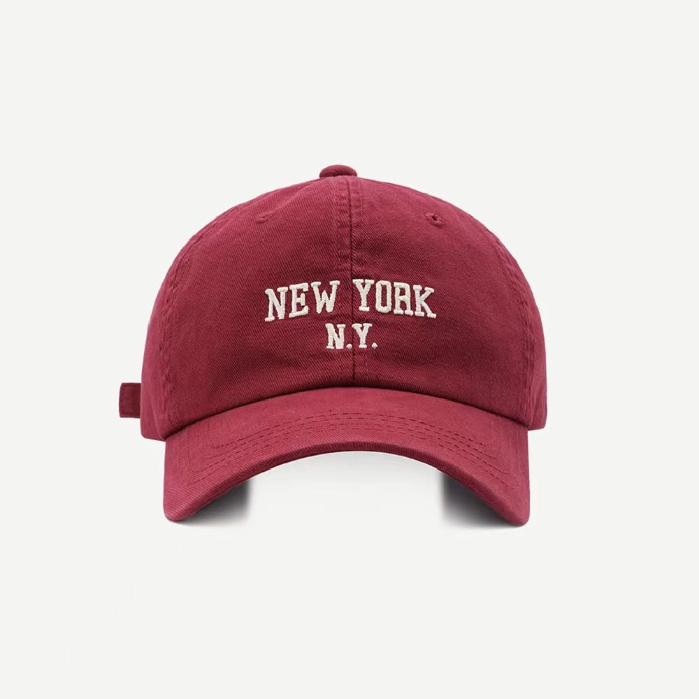 Baseball cap fashion Korean style NY cap New York Yankees cap NY