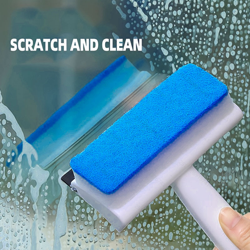 Double-sided Bathroom Cleaning Tool, Mirror Cleaning Brush, Window Cleaning  Supplies - Temu