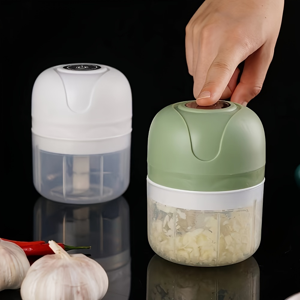 Usb Electric Garlic And Onion Chopper With Meat Grinder And - Temu