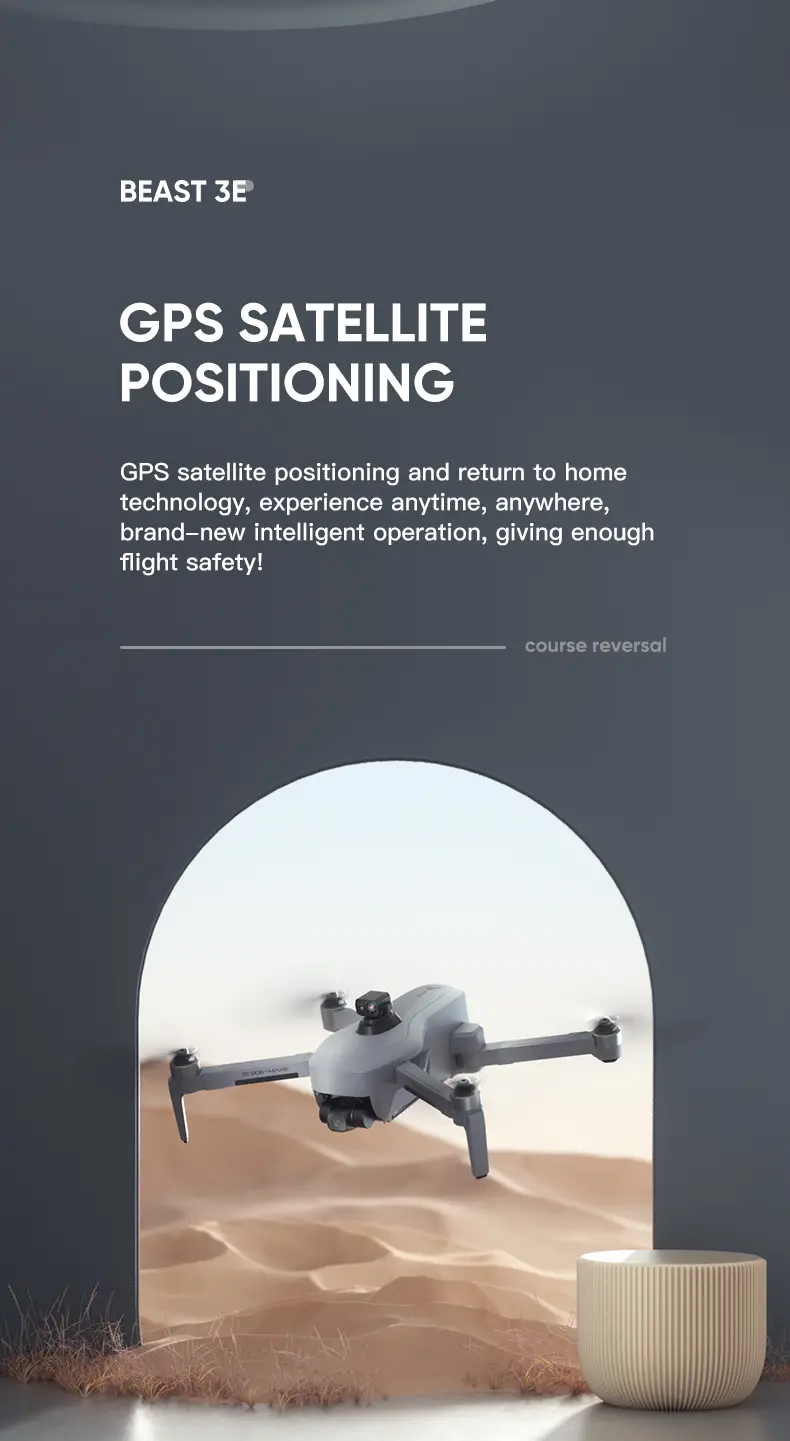 drone with 360 laser obstacle avoidance 3 axis mechanical self stabilizing head gps glonass double mode follow me one key take off landing tap flight gesture photography details 18