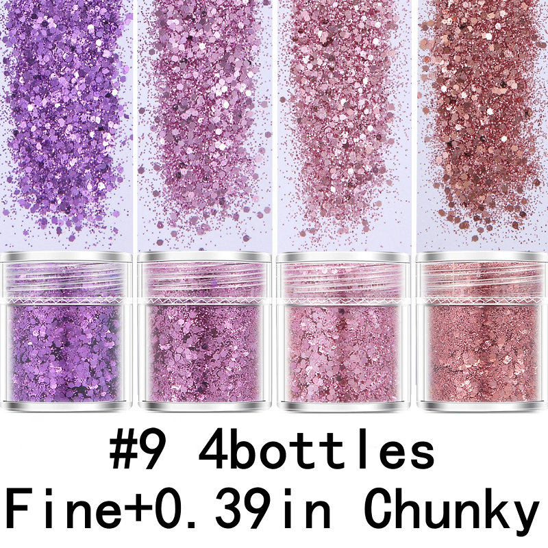 5g/10g Assorted Pink Glitter Mix/ Glitter for Nail Art, Face, Resin  Crafting 