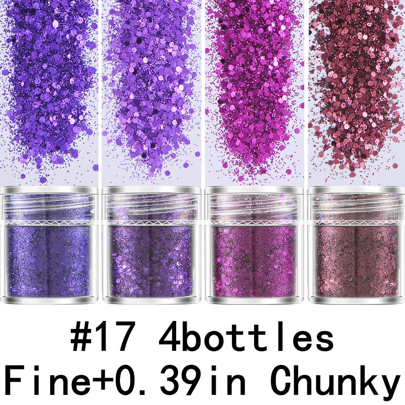 Glitter Mix Bouquet Chunky Mix Resin Art Slime Festival Fun Nail