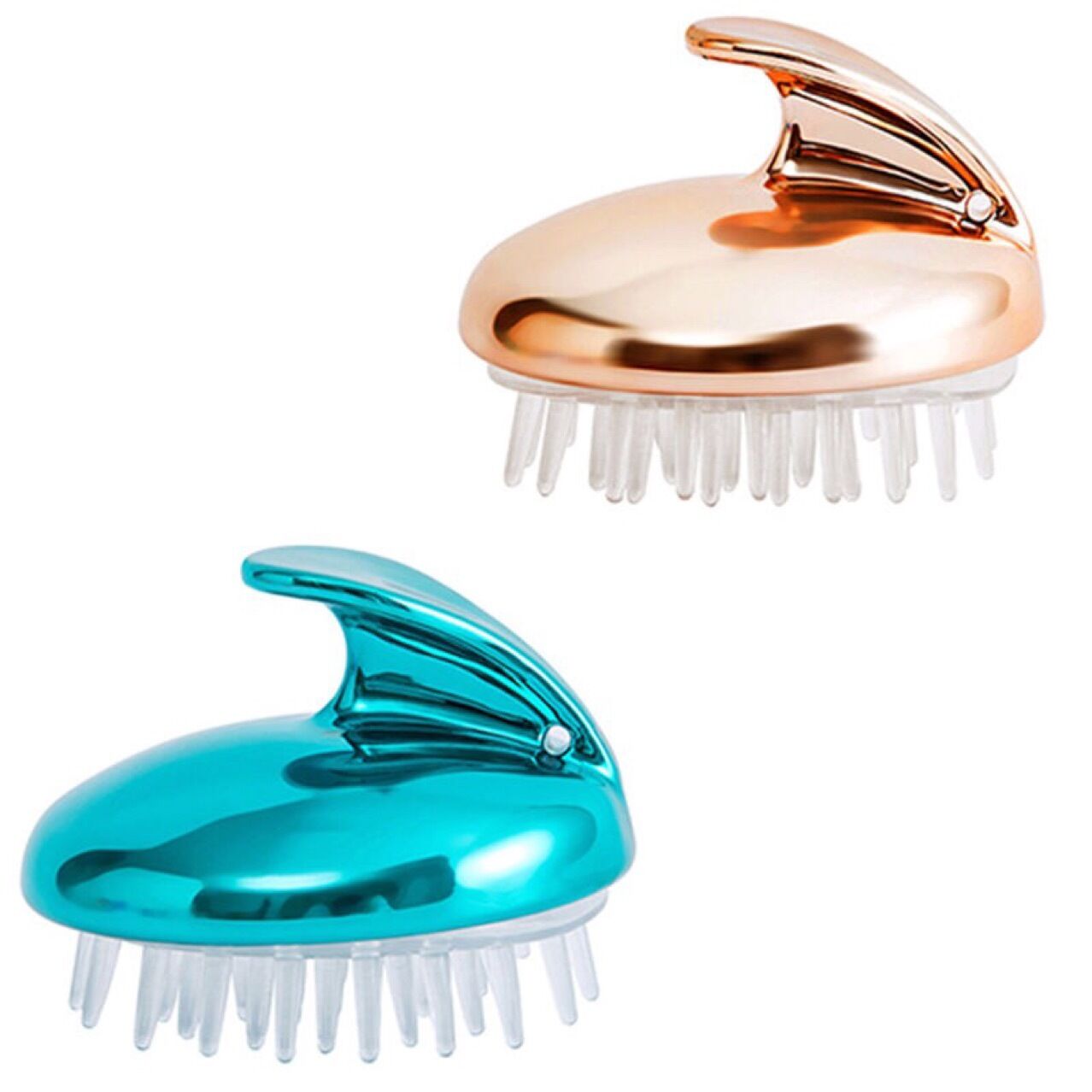 Exfoliating Silicone Hair Brush Scalp Care Hair Growth Head Temu