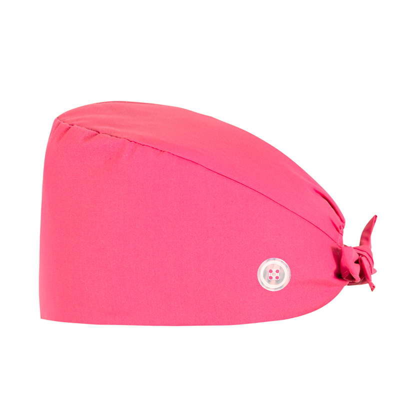 Adjustable Work Cap Nurse Cap Solid Scrub Caps Working Hats Men Women