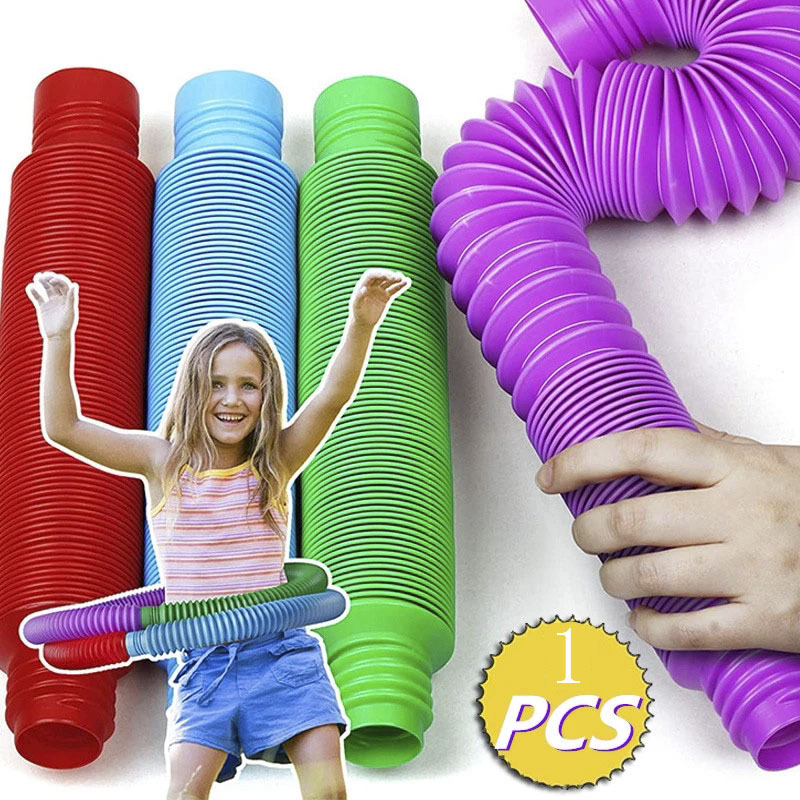 Tubos sensoriales para niños, tubos antiestrés para calmar la ansiedad en  las esquinas, juguetes de terapia ocupacional, burbujas de movimiento